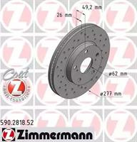 Диск гальмівний Otto Zimmermann 590281852
