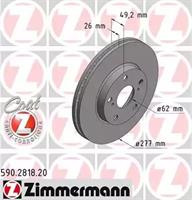 Диск гальмівний Otto Zimmermann 590281820