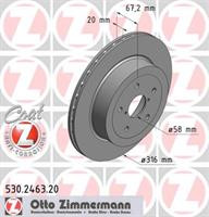Диск гальмівний Otto Zimmermann 530246320