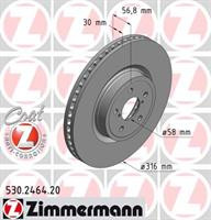 Диск гальмівний Otto Zimmermann 530246420