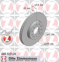 Диск гальмівний Otto Zimmermann 600322120