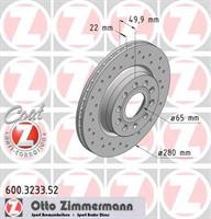 Диск гальмівний Otto Zimmermann 600323352