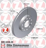 Диск гальмівний Otto Zimmermann 600323620