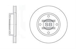 Диск гальмівний Sangsin SD3027