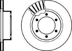 Диск гальмівний Textar 92093300
