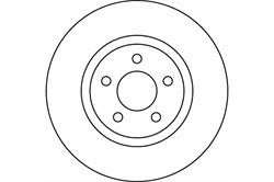 Диск гальмівний Textar 92108503