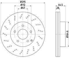 Диск гальмівний Textar 92165003