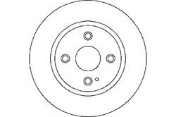 Диск гальмівний Textar 92166800