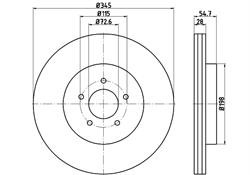 Диск гальмівний Textar 92177103