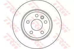Диск гальмівний TRW DF4208