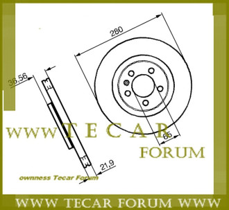 Диск гальмівний VAG 1J0615301E