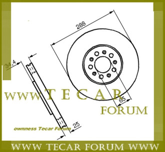 Диск гальмівний VAG 1J0615301S