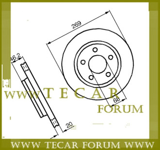 Диск гальмівний VAG 447615601A