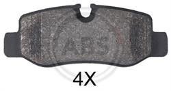 Колодки гальмівні, комплект ABS 35056