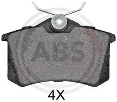 Колодки гальмівні, комплект ABS 36623