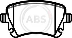 Колодки гальмівні, комплект ABS 37411