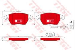 Колодки гальмівні дискові, комплект TRW GDB1550DTE