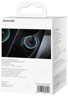 Зарядний пристрій від прикурювача 2USB Type-C PD