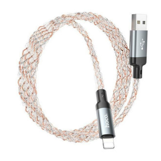 Кабель HOCO U112 Shine charging data cable for iP Gray