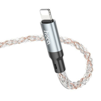 Кабель HOCO U112 Shine charging data cable for iP Gray