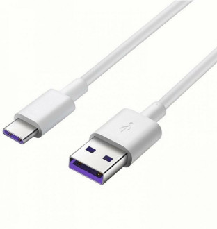 Кабель HOCO X13 USB to Type-C 3A, 1m, PVC, PVC connectors, White