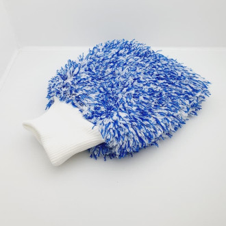 Рукавиця (рукавичка) з коротким ворсом мікрофіброва для миття, блакитна Magnum Magnum