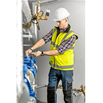 Жилет двусторонній REMS, світловідбиваючий HOEGERT S (HT5K245-S) HOEGERT