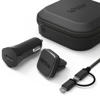 Тримач в автомобіль iOttie iTap Magnetic Mounting and Charging Travel Kit (HLTRIO110) iOttie HLTRIO110