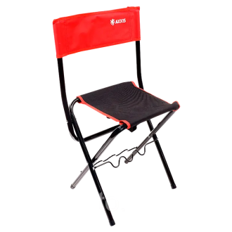 Стілець розкладний для пікніка, риболовлі зі спинкою "Fisherman" 40*32*66см <AXXIS>