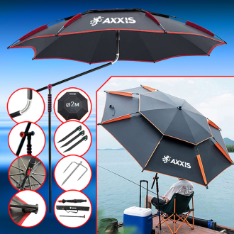 Парасолька рибалки "Professional" для пікніка діаметр 2м AXXIS
