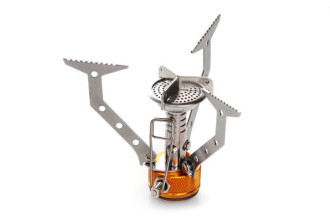 Портативний газовий пальник для кемпінгу Компакт 49*49*109мм СИЛА