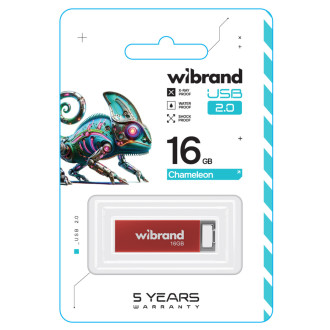Flash Wibrand USB 2.0 Chameleon 16Gb Red Wibrand