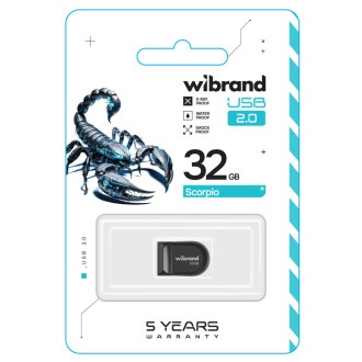 Flash Wibrand USB 2.0 Scorpio 32Gb Black Wibrand