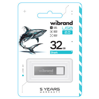 Flash Wibrand USB 2.0 Shark 32Gb Silver Wibrand
