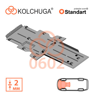 Захист двигуна Land Rover  Range Rover Sport 2013- Kolchuga Standart (1.0602)