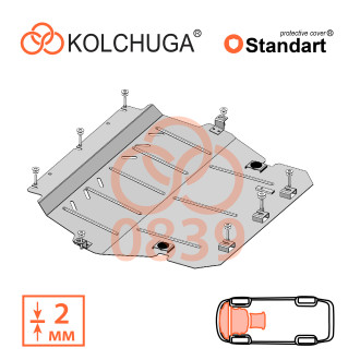 Захист двигуна CItroen SpaceTourer 2017- Kolchuga Standart (1.0839)