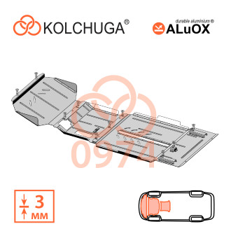 Захист двигуна Ford Ranger 2019- Kolchuga ALuOX (3.0974)
