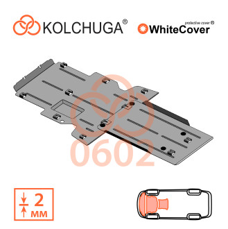 Захист двигуна Land Rover  Range Rover Sport 2013- Kolchuga WhiteCover (4.0602)