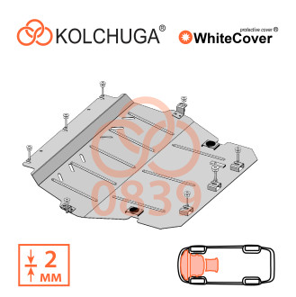 Захист двигуна CItroen SpaceTourer 2017- Kolchuga WhiteCover (4.0839)