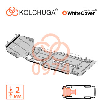 Захист двигуна Ford Ranger 2019- Kolchuga WhiteCover (4.0974)