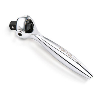 Міні тріскачка 1/4" з шарніром (360°) 90 зубців TOPTUL CHKX0810