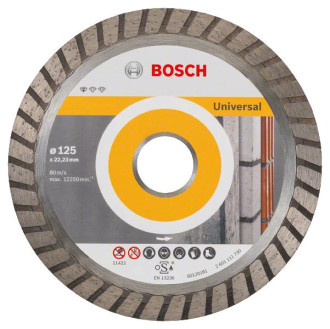 Bosch Диск відрізний Bosch Turbo загального призначення Universal 125