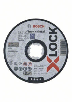 Bosch Коло абразивне відрізне Bosch X-Lock Expert for Inox+Metal 125x22,2 мм