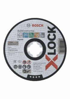 Bosch Коло абразивне відрізне Bosch X-Lock Multi Material 125x22,2 мм