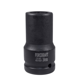 FORCEKRAFT Головка ударна глибока 1'' 6-гранна 24мм Forcekraft FK-48510024