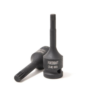 FORCEKRAFT Головка-біта SPLINE ударна M8,1/2" FORCEKRAFT FK-24807808MPB