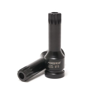 FORSAGE Головка 1/2" з насадкою Spline M5 з отвором ударна Forsage F-24807805T