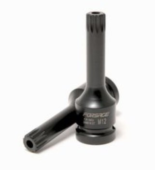 FORSAGE Головка 1/2" з насадкою Spline M12 ударна F-24807812