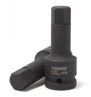 FORSAGE Головка-біта 6-гранна ударна, 24мм 3/4" (L-100мм) Forsage F-2649024
