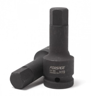 FORSAGE Головка 3/4" з насадкою Hex 30мм ударна Forsage F-2649030